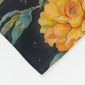 La Niña Blanca Santa Muerte Fleece Deken (Hoek)