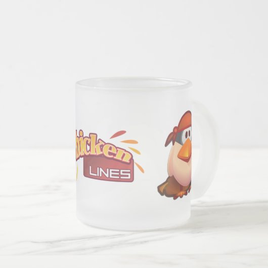 La Nina Frosted Glass Mok (Voorkant rechts)