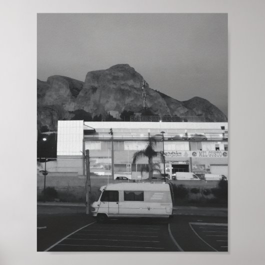 La Nucia B&W Poster (Voorkant)