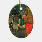 La Orana Maria - Paul Gauguin Keramisch Ornament (Achterkant)