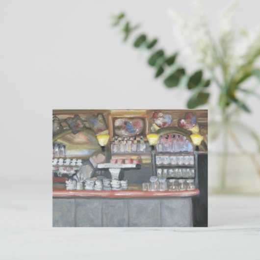 La Palette Cafe' Briefkaart (Staand voorkant)