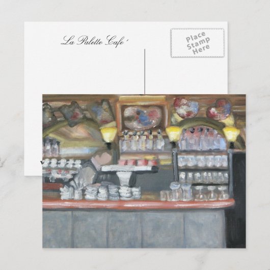 La Palette Cafe' Briefkaart (Voorkant / Achterkant)