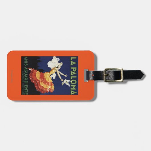 La Paloma - Bevordering van het dienstrooster Anis Bagagelabel (Voorkant horizontaal)
