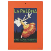 La Paloma - Bevordering van het dienstrooster Anis Klembord (Achterkant)