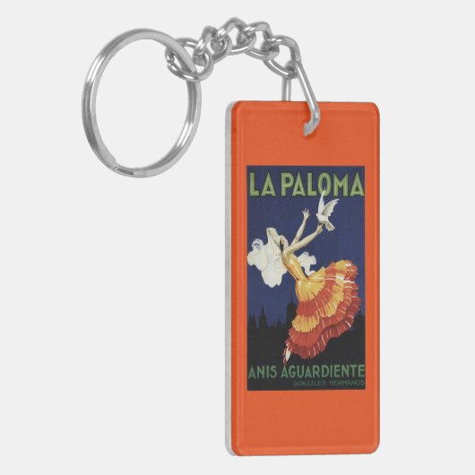 La Paloma - Bevordering van het dienstrooster Anis Sleutelhanger (Voorkant Links)
