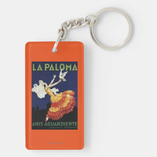 La Paloma - Bevordering van het dienstrooster Anis Sleutelhanger (achterkant)