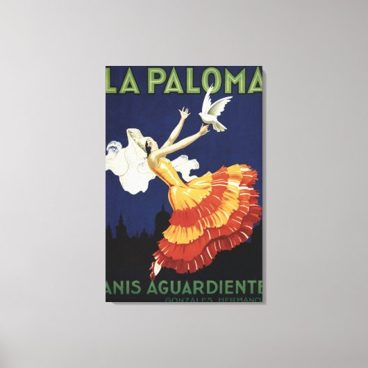 La Paloma - Bevordering van het dienstrooster van Canvas Afdruk (Voorkant)
