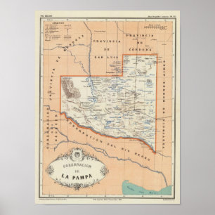 La Pampa, Argentinië Poster