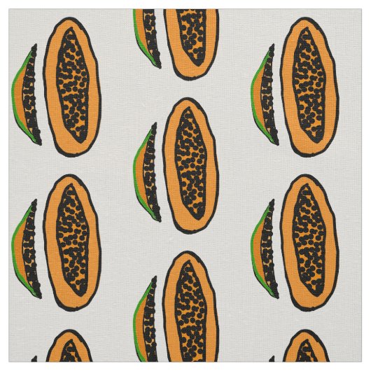 la papaya stof (Swatch)