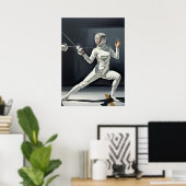 LA PARADE DU PENTATHLÈTE (De Partij van de Pentath Poster (Thuiskantoor)