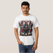 La Parca: Sinfonía de Sombras y Metal T-shirt (Voorkant volledig)