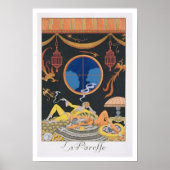 La Paresse, 1924 (pochoir print) Poster (Voorkant)