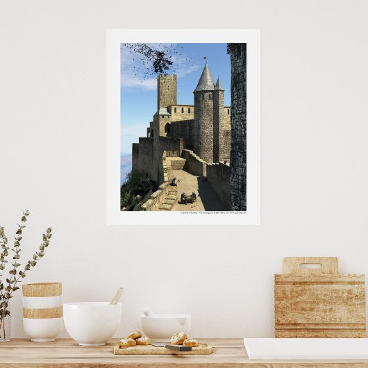 La partie d'échecs - The chess game Poster (Keuken)