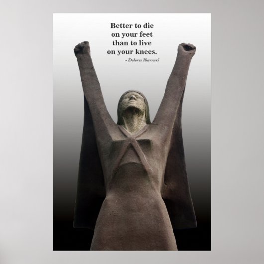 La Pasionaria Freedom Fighter Poster Print (Voorkant)