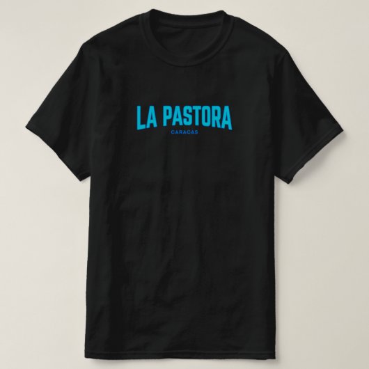 LA PASTORA - CARACAS. Azul. T-shirt (Design voorkant)