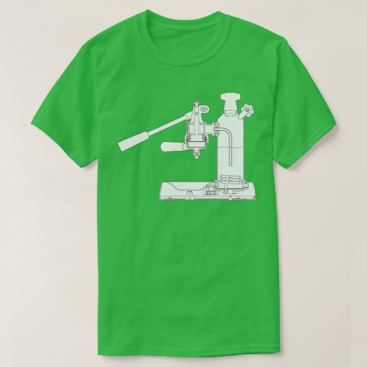 La Pavoni Lever Espresso Machine T-shirt (Design voorkant)