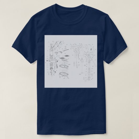 La Pavoni Professional Patent Tekening 2 T-shirt (Design voorkant)