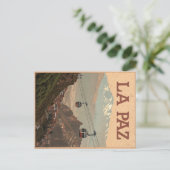 La Paz Altitude Uitzicht Briefkaart (Staand voorkant)