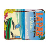 La Paz Baja California Sur Mexico reisposter Magneet (Horizontaal)