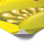 La Paz Baja California Sur Mexico reisposter Poster (Hoek)