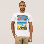 La Paz Baja California Sur Mexico reisposter T-shirt (Voorkant volledig)