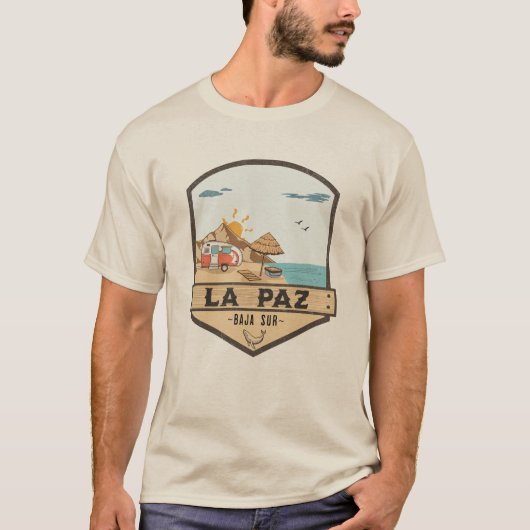 La Paz Baja California Sur Mexico T-shirt (Voorkant)