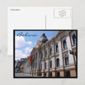 la paz bolivia briefkaart (Voorkant / Achterkant)