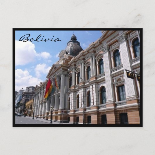 la paz bolivia briefkaart (Voorkant)