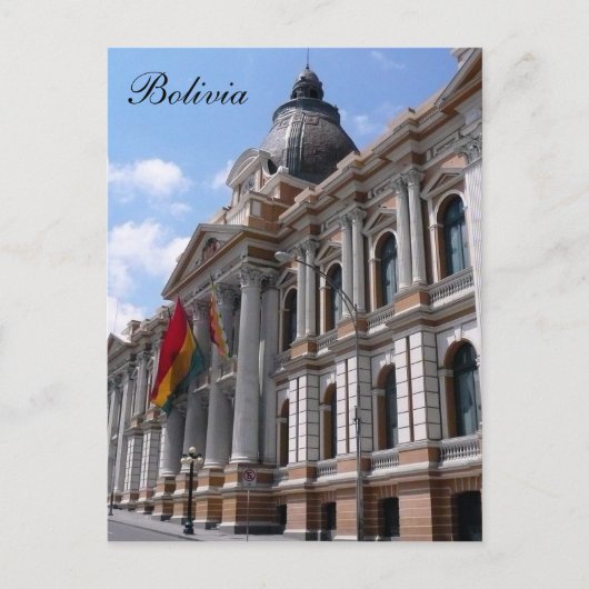 la paz bolivia briefkaart (Voorkant)