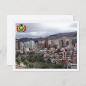 La Paz - Bolivia Briefkaart (Voorkant / Achterkant)