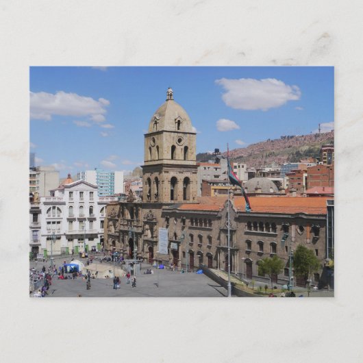 La Paz, Bolivia Briefkaart (Voorkant)