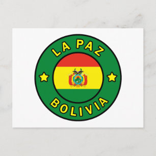 La Paz Bolivia Briefkaart