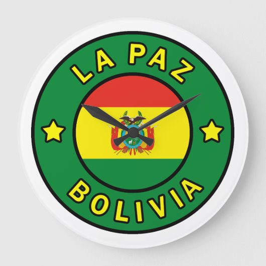 La Paz Bolivia Grote Klok (Voorkant)