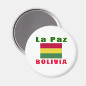 La Paz Bolivia hoofdstad design Magneet (Voorkant / Achterkant)