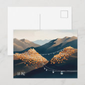 La Paz Bolivia Reizen Briefkaart (Voorkant / Achterkant)