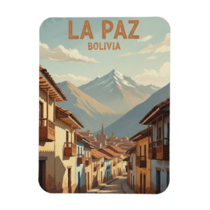 La Paz Bolivia Reizen Magneet