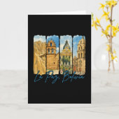 La Paz Bolivia Reizen Trip Borstelstreek Souvenir Kaart (Gele Bloem)