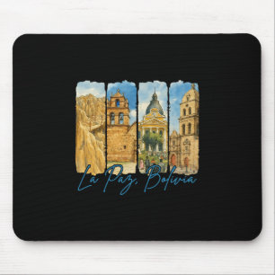 La Paz Bolivia Reizen Trip Borstelstreek Souvenir Muismat