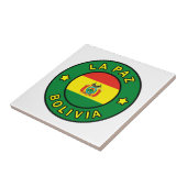 La Paz Bolivia Tegeltje (Zijkant)