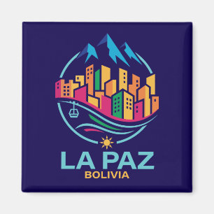 La Paz Bolivia Zuid-Amerika Magneet