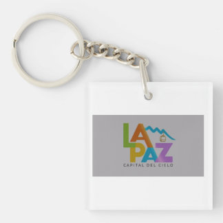 La Paz hoofdstad van de hemel Sleutelhanger