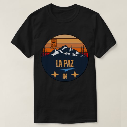 La Paz, Indiana T-shirt (Design voorkant)