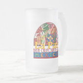 LA PAZ Mexico-Mok Matglas Bierpul (Voorkant rechts)