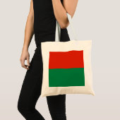 La Paz stad Bolivia vlag lapaz symbool rood groen Tote Bag (Voorkant (product))