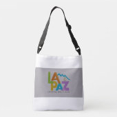 La Paz stad van de hemel Crossbody Tas (Achterkant)