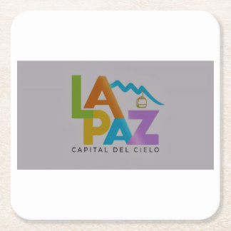 La Paz stad van de hemel Kartonnen Onderzetters