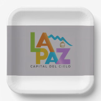 La Paz stad van de hemel Papieren Bordje