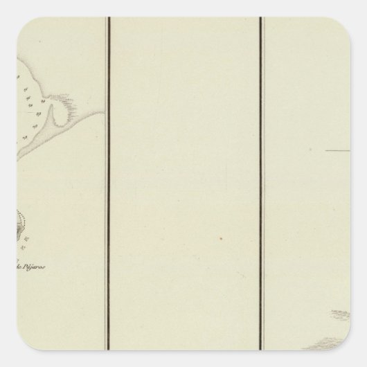 La Paz Vierkante Sticker (Voorkant)