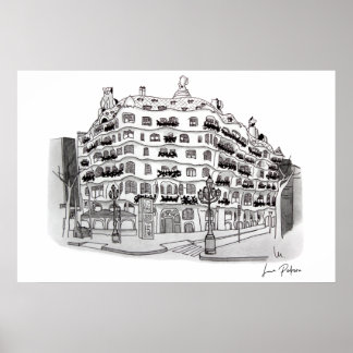 La Pedrera - Casa Milá (Barcelona) Poster