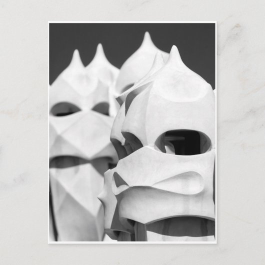 La Pedrera Chimney Briefkaart (Voorkant)